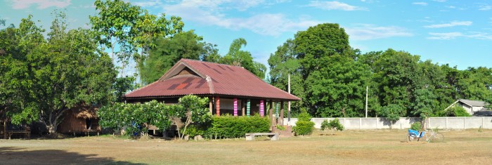 The school on a sunny day