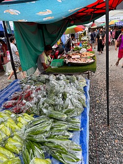 The market near the school