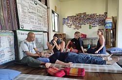 Tok Sen Facial massage technique.