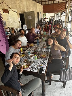 Having lunch together!!!!!!!!!